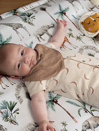 SEVIRA KIDS | Tapis de parc tapis d'éveil réversible Safari