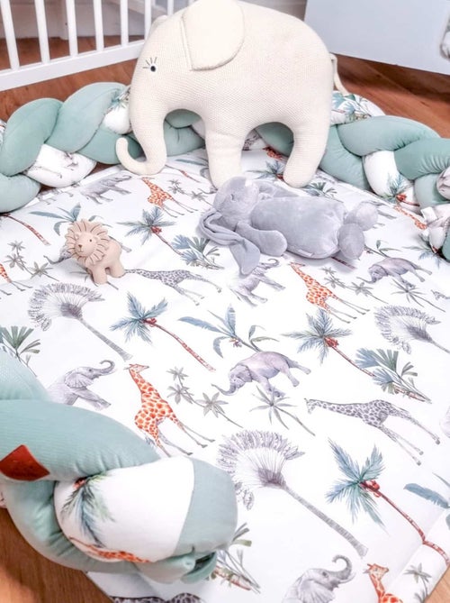 SEVIRA KIDS | Tapis de parc tapis d'éveil réversible Safari - Kiabi