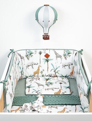 SEVIRA KIDS | Tour de lit universel en gaze de coton Safari