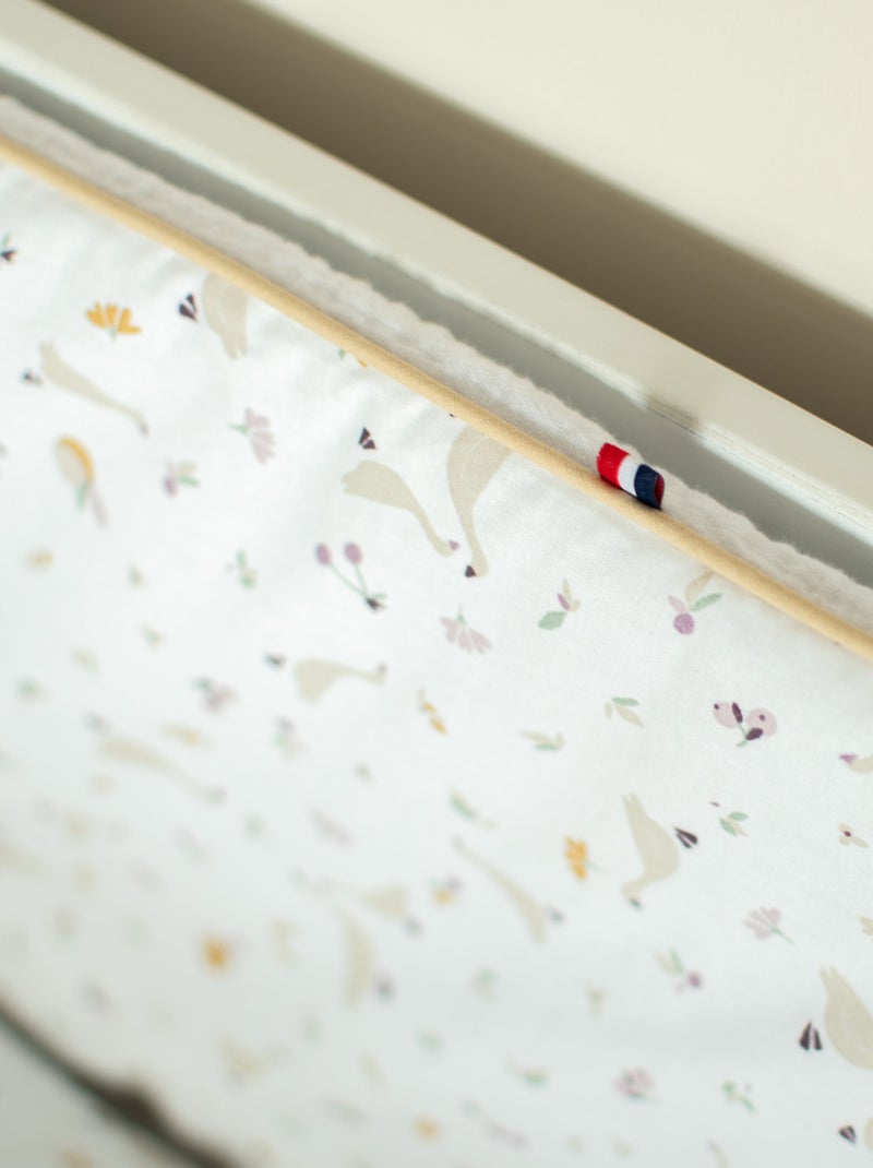 SEVIRA KIDS | Tour de lit universel en gaze de coton Sidonia Blanc - Kiabi