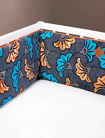 SEVIRA KIDS | Tour de lit universel Wax Fleurs de Mariage