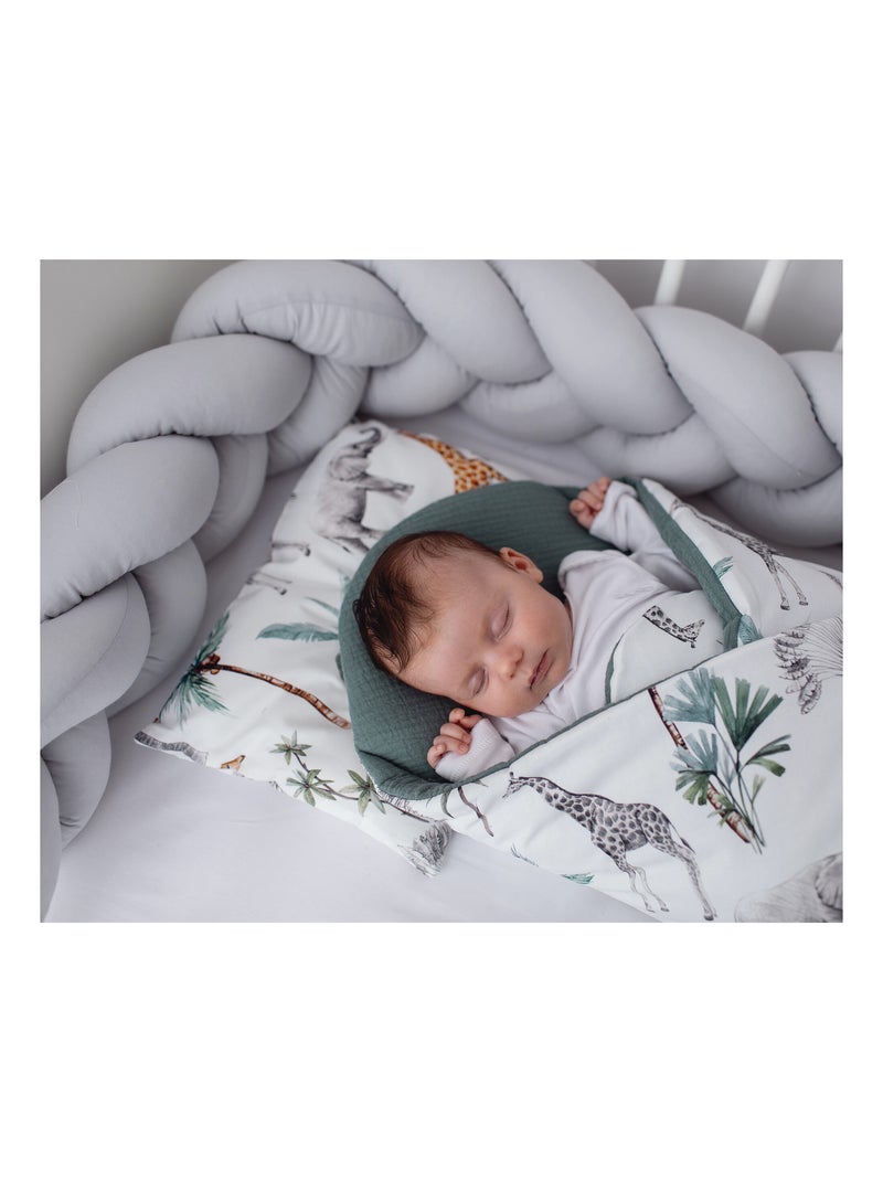 SEVIRA KIDS | Tresse de lit bébé universelle - VELVET Gris - Kiabi