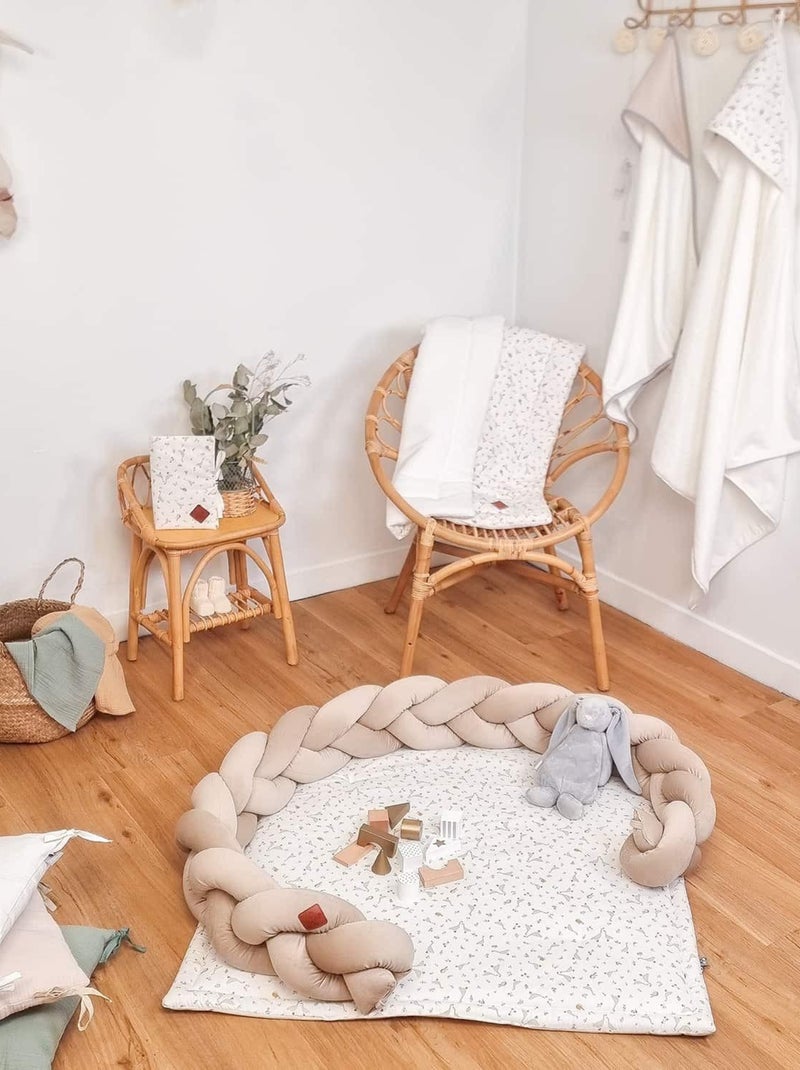 SEVIRA KIDS | Tresse de lit bébé universelle - VELVET Marron cappuccino - Kiabi