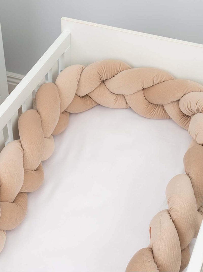 SEVIRA KIDS | Tresse de lit bébé universelle - VELVET Marron cappuccino - Kiabi