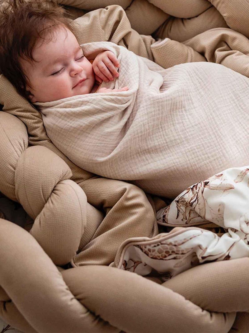 SEVIRA KIDS | Tresse de lit bébé universelle - VELVET Marron cappuccino - Kiabi