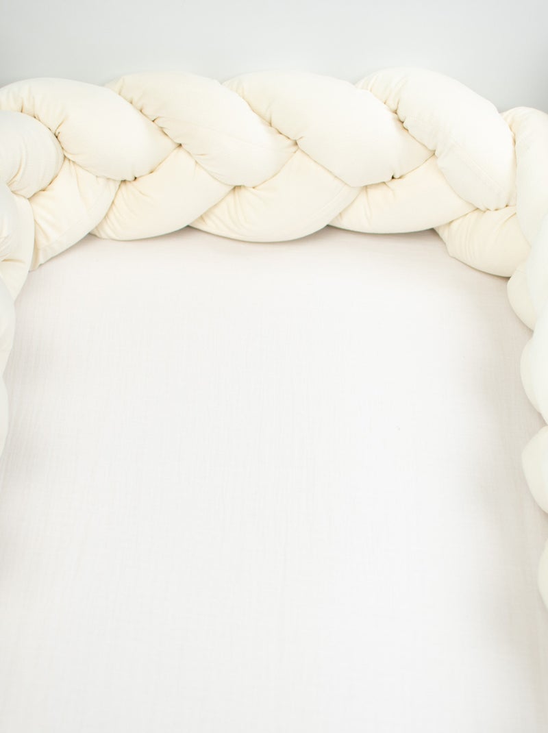SEVIRA KIDS | Tresse de lit bébé universelle - VELVET SEVIRA KIDS Ecru - Kiabi