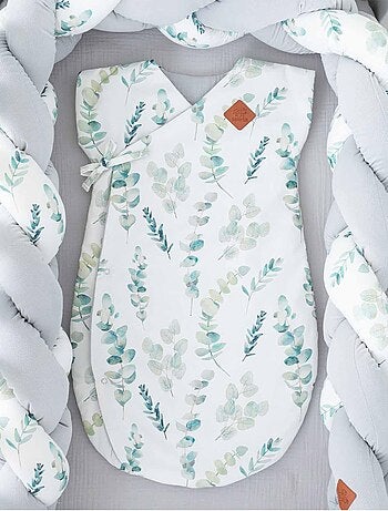 SEVIRA KIDS | Tresse de lit bébé universelle Eucalyptus
