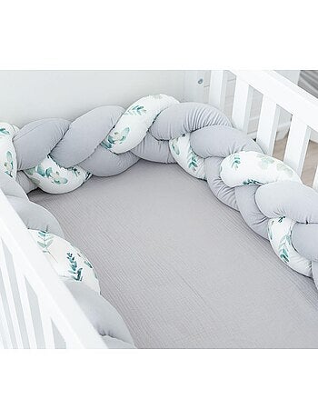SEVIRA KIDS | Tresse de lit bébé universelle Eucalyptus