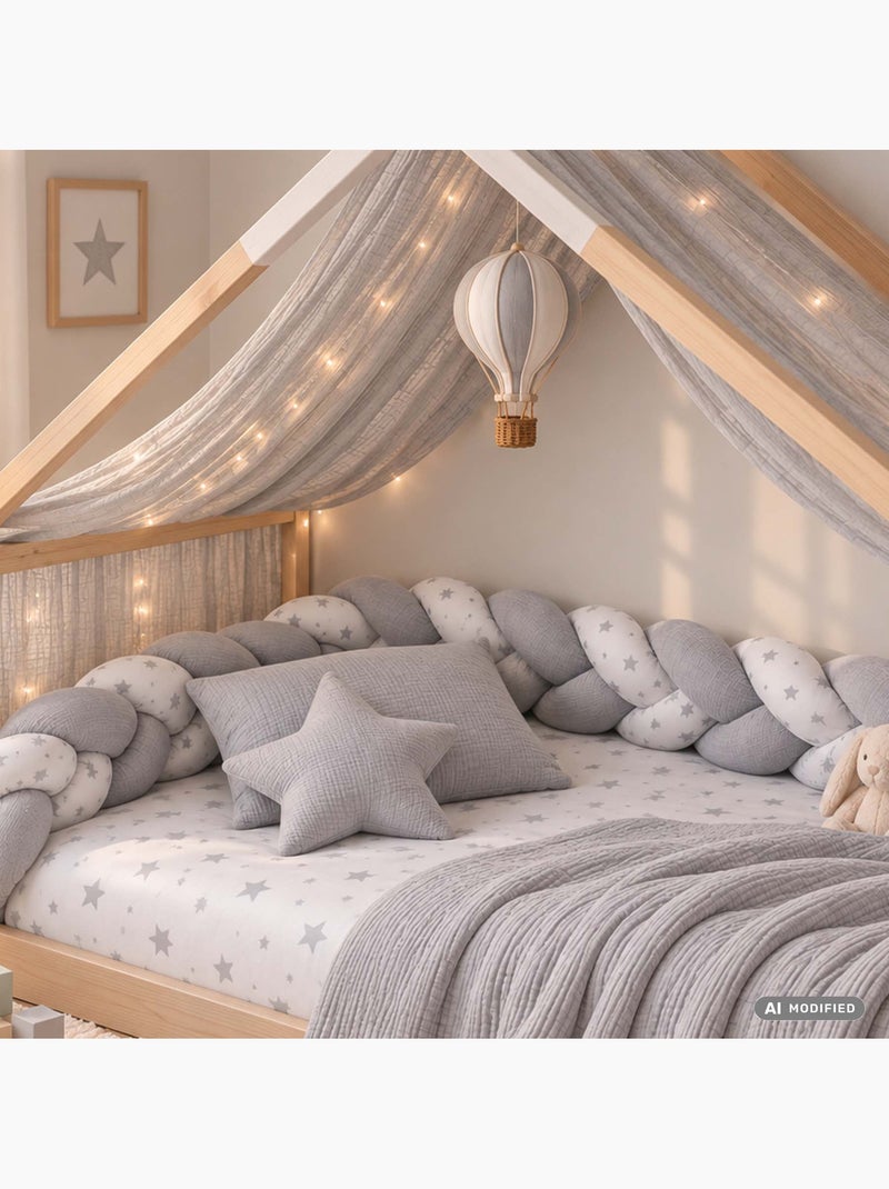 Sevira kids | tresse décorative 3 brins stella Gris - Kiabi