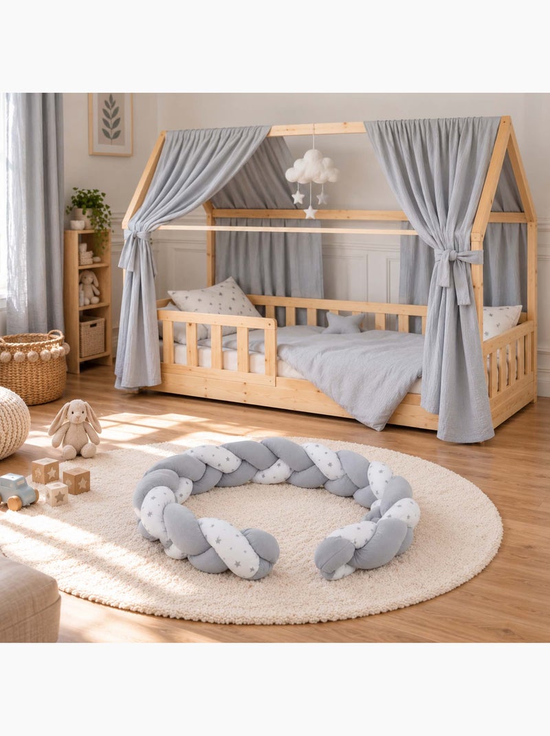 Sevira kids | tresse décorative 3 brins stella Gris - Kiabi