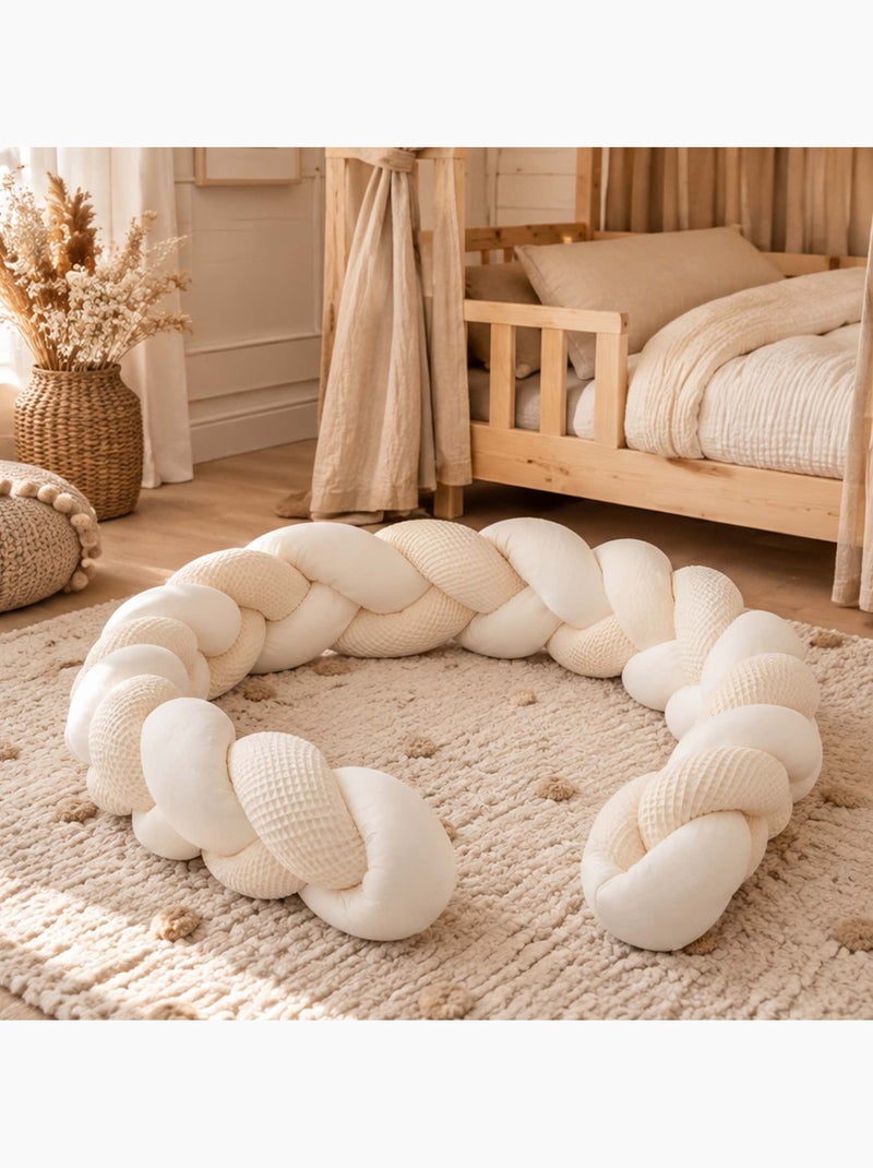 Sevira kids | tresse décorative 3 brins tendance Ecru - Kiabi