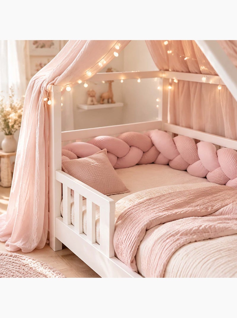 Sevira kids | tresse décorative 3 brins tendance Rose - Kiabi