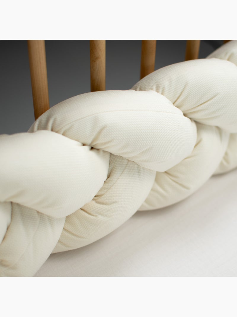 Sevira kids | tresse décorative 3 brins velvet Ecru - Kiabi