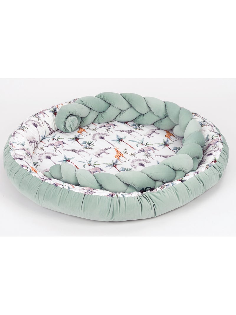 Sevira kids | tresse décorative 3 brins velvet Vert - Kiabi