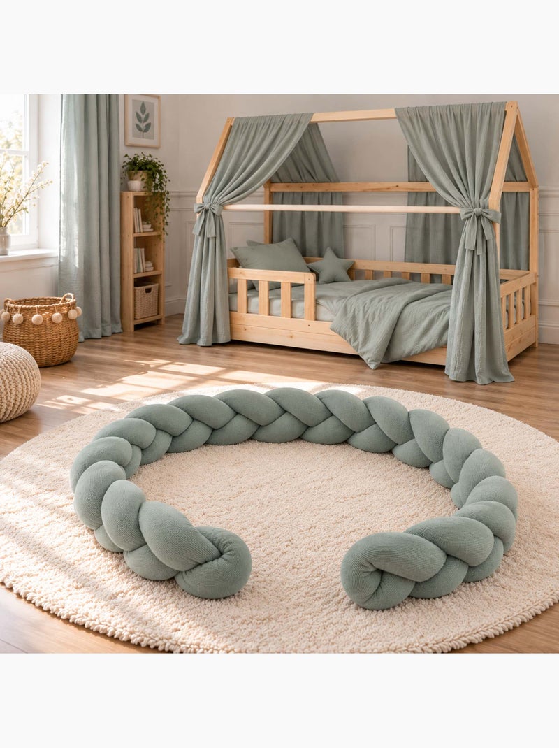 Sevira kids | tresse décorative 3 brins velvet Vert - Kiabi
