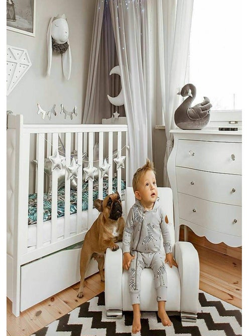 SEVIRA KIDS | Trophée mural lapin prince en velours – décoration chambre bébé enfant - Kiabi