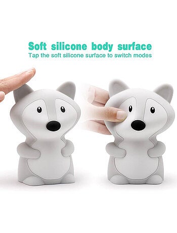 SEVIRA KIDS | Veilleuse lumineuse avec télécommande Renard
