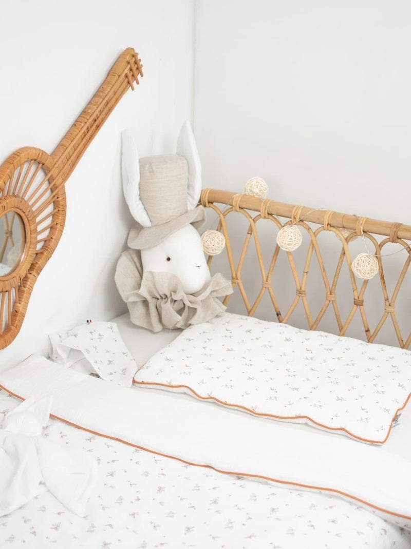 SEVIRA KIDS|Couette et oreiller - prêt à dormir gaze de coton Melody Blanc - Kiabi