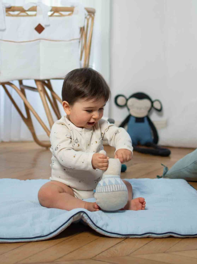 SEVIRA KIDS|Couverture en gaze de coton Jeanne Blanc - Kiabi