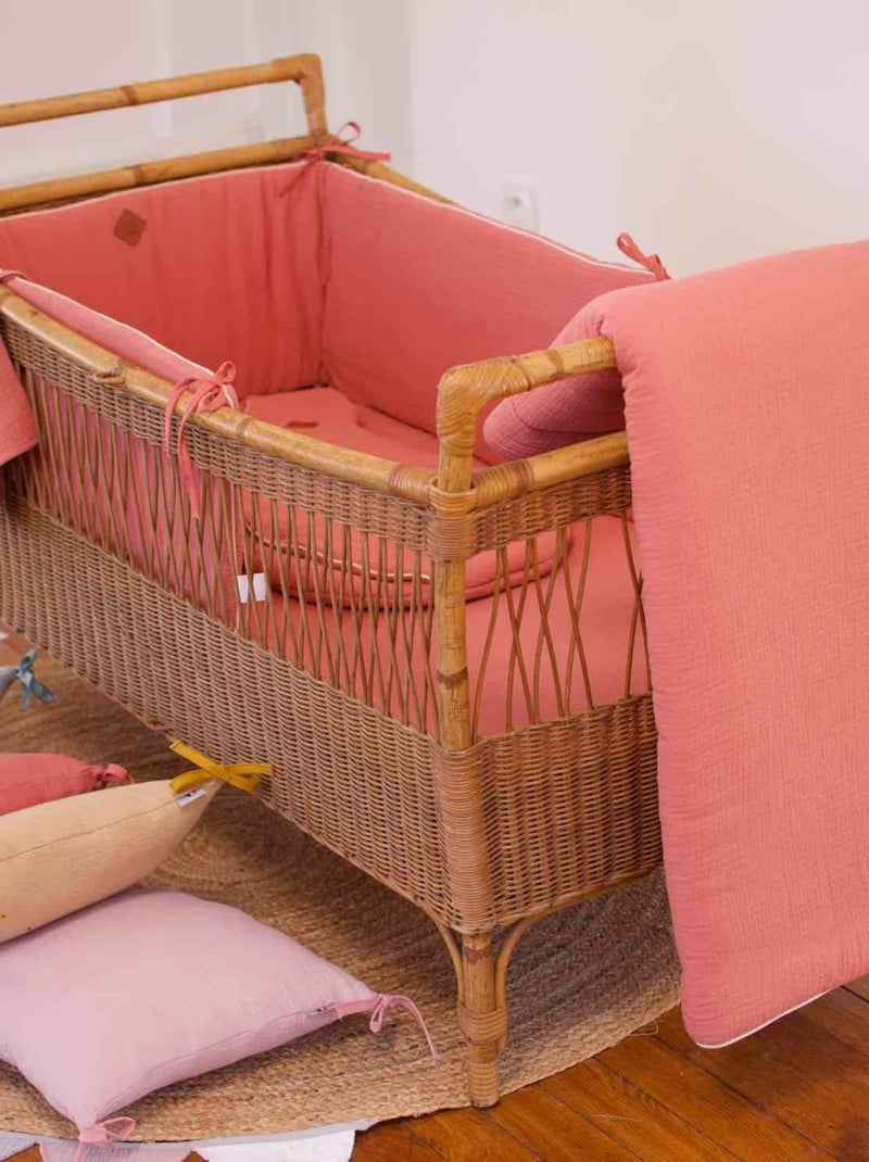 SEVIRA KIDS|Couverture en gaze de coton Jeanne Marron - Kiabi