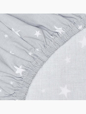 SEVIRA KIDS|Drap-housse en coton STELLA