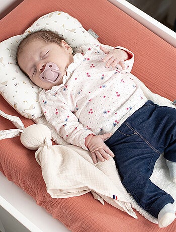 SEVIRA KIDS|Housse de matelas à langer + éponge bambou Jeanne