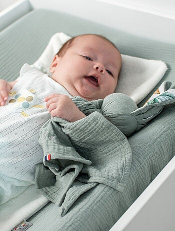 SEVIRA KIDS|Housse de matelas à langer + éponge bambou Jeanne