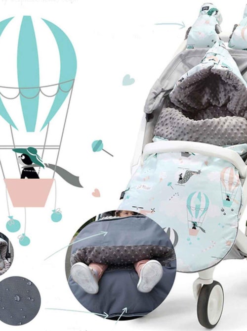 SEVIRA KIDS|Moufles pour poussette - protège-mains - FANTASY - Kiabi