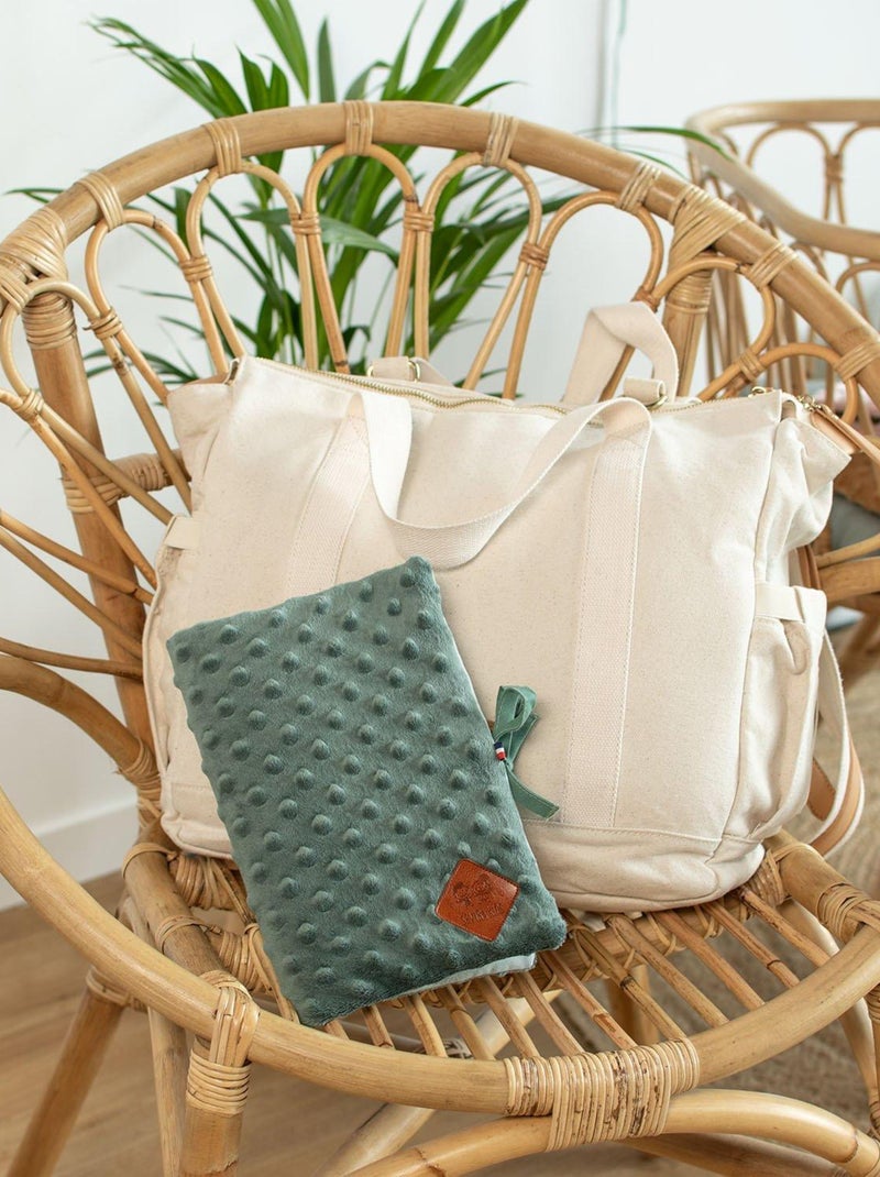 SEVIRA KIDS|Protège carnet de santé en Minky Ecru - Kiabi