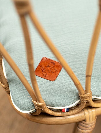 SEVIRA KIDS|Set berceau couverture et coussin en gaze de coton Jeanne