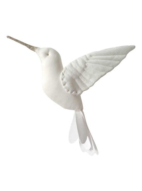 SEVIRA KIDS|Trophée mural Colibri en lin – décoration chambre bébé enfant - Kiabi