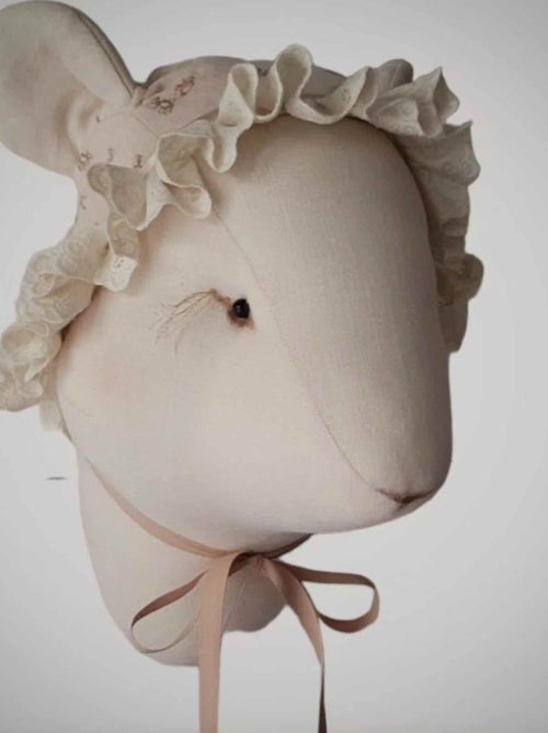 SEVIRA KIDS|Trophée mural Souris Edvina en lin – décoration chambre bébé enfant - Kiabi