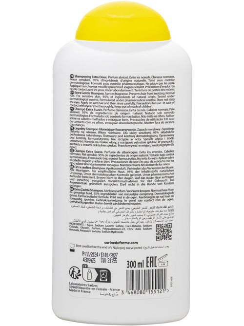 Shampooing Kids Extra-Doux à l'Abricot - Kiabi