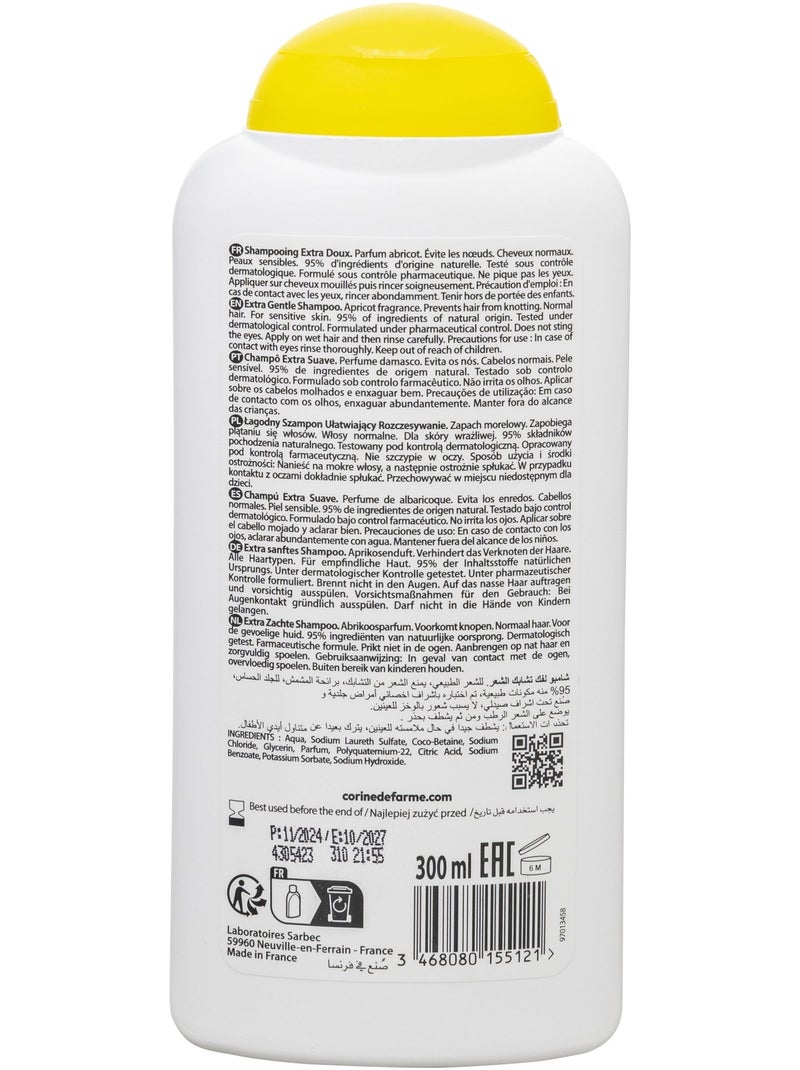 Shampooing Kids Extra-Doux à l'Abricot Blanc Multicolore - Kiabi