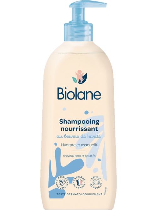 Shampooing nourissant cheveux bouclés 350ml biolane - Kiabi