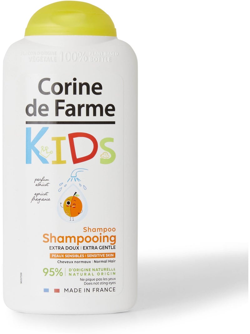 Shampooings kids extra-doux à l'abricot - éco pack x12 Blanc Multicolore - Kiabi
