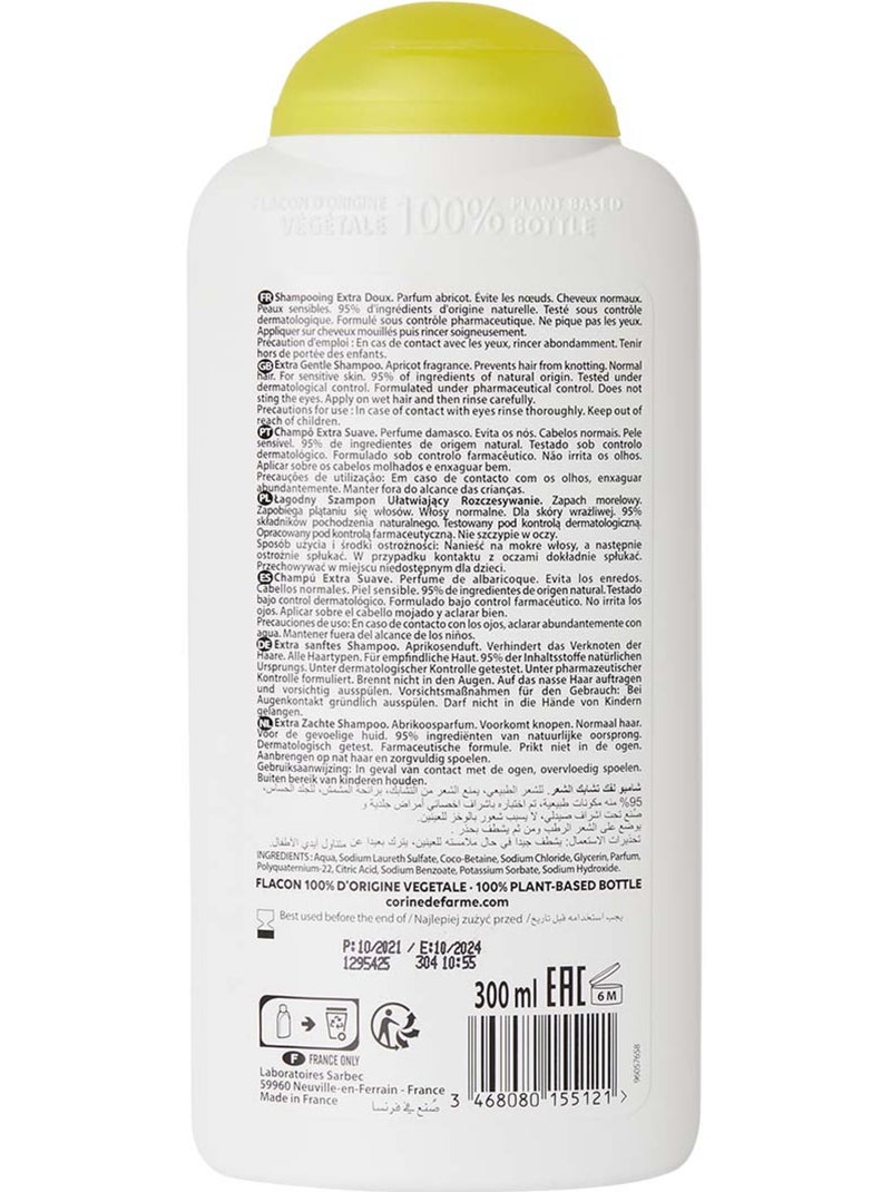 Shampooings kids extra-doux à l'abricot - éco pack x12 Blanc Multicolore - Kiabi