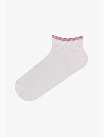 Shimmer chaussettes invisibles cheville en coton à paillettes, paire penti