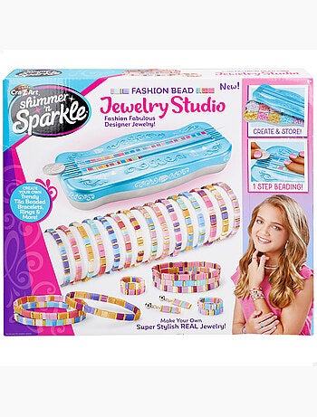 Shimmer 'n sparkle kit bracelets, boucles d'oreilles et bagues en perles tila