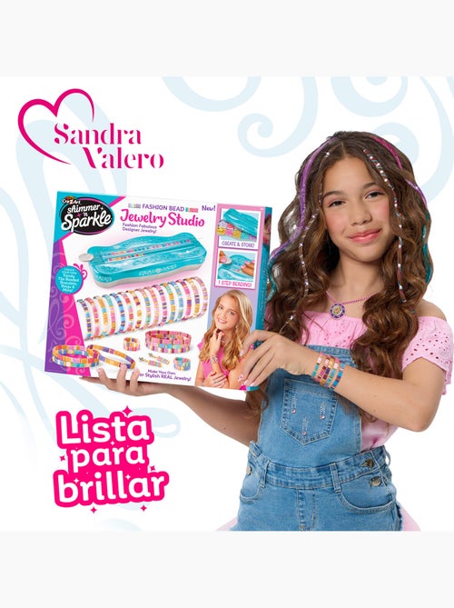 Shimmer 'n sparkle kit bracelets, boucles d'oreilles et bagues en perles tila - Kiabi Shimmer 'n sparkle kit bracelets, boucles d'oreilles et bagues en perles tila - Kiabi