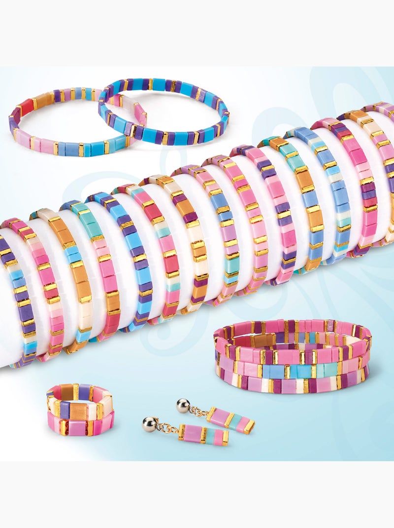 Shimmer 'n sparkle kit bracelets, boucles d'oreilles et bagues en perles tila N/A - Kiabi