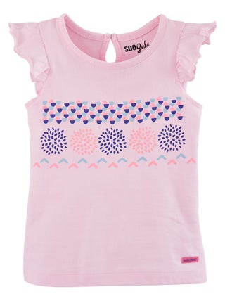 SHIRT FILLE MANCHES COURTES JERSEY LES GRANDS DE SUCRE D'ORGE