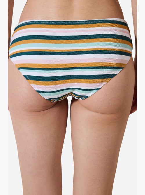 Shona hipster bas de bikini texturé à rayures penti - Kiabi
