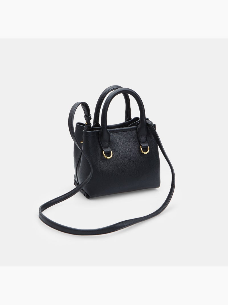 Shopper avec bandoulière Bata Noir - Kiabi