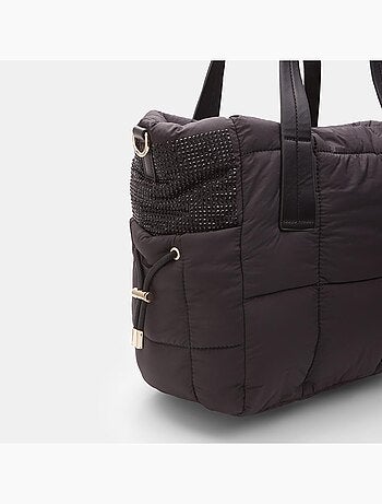Shopper avec mini strass e coulisse