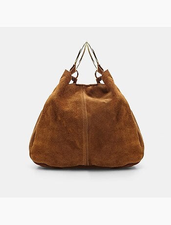 Shopper avec poignée en métal BATA