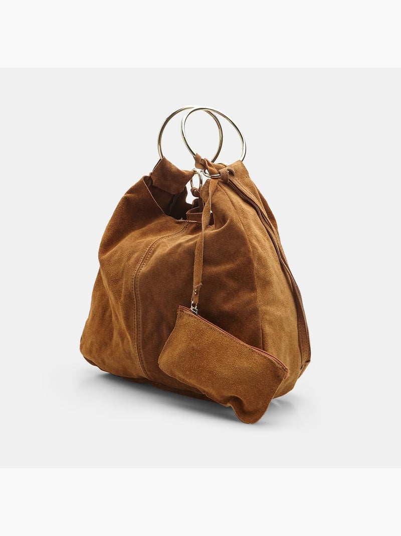 Shopper avec poignée en métal BATA Bronze - Kiabi