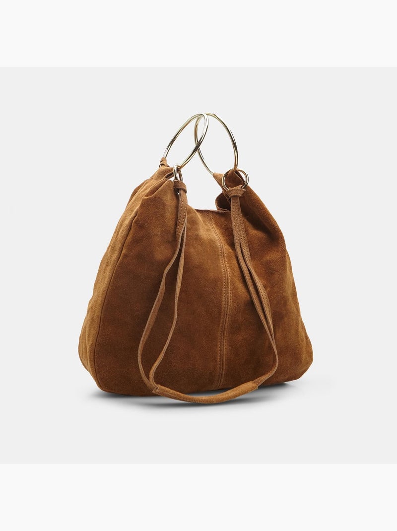 Shopper avec poignée en métal BATA Bronze - Kiabi