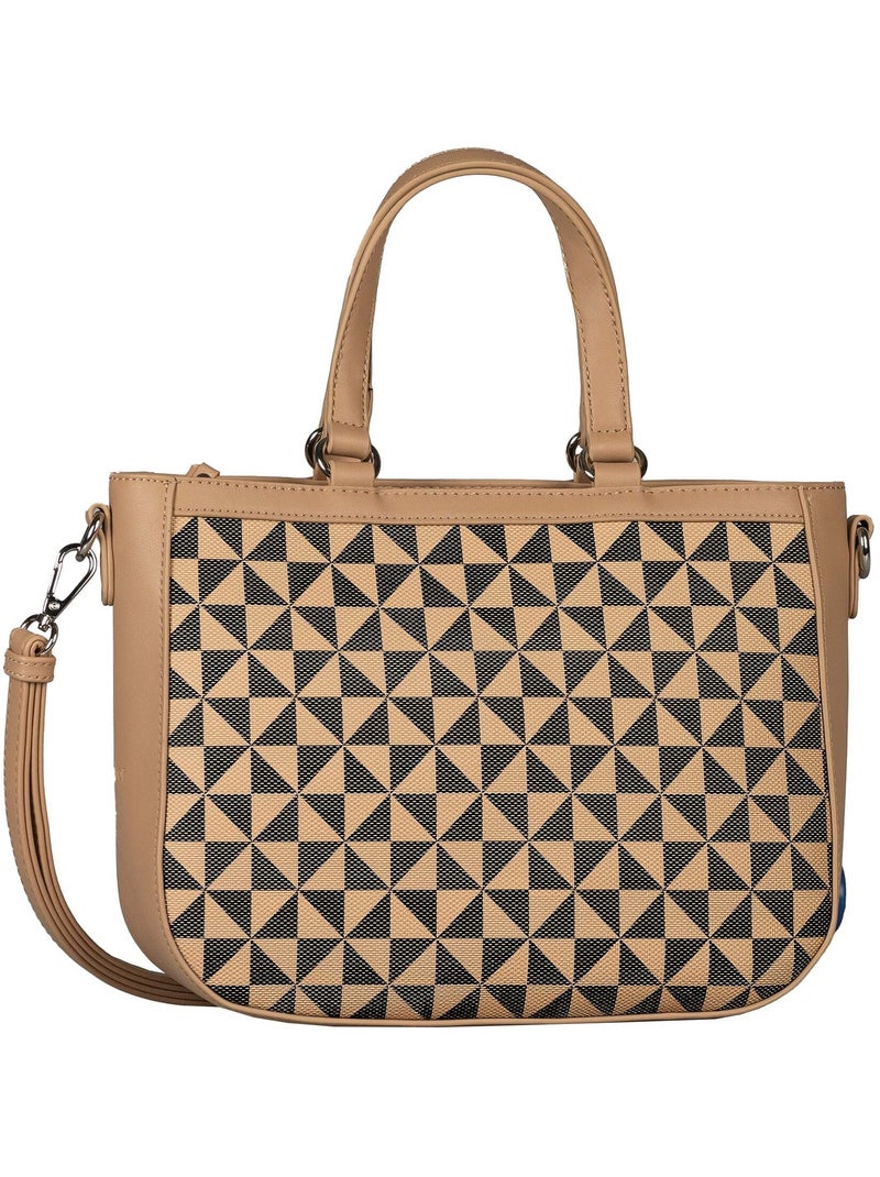 Shopping zip M imprimé noir MERIA Noir - Kiabi