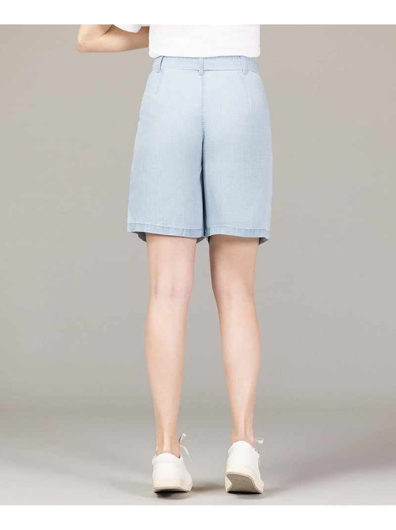 Short - terre de marins Bleu jean - Kiabi